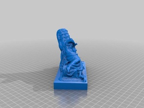 dönüşüm Bayan luminara heykeller Buda sunmaktayız met3d metropolitan Sanat Müzesi Roma heykel bir araya geldi 3d print model - Mito3D