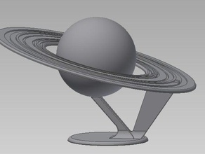 mini planeta modelo de física y astronomía la los planetas saturno ciencia sistema solar espacio juguete 3d print model - Mito3D