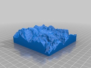 grossglockner highest mountain austria sculptures 3d print model - Mito3D