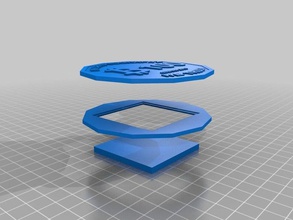 bitcoin Çin yapı deprem halkın Bağışları modelleri paralar rozetler 3d print model - Mito3D