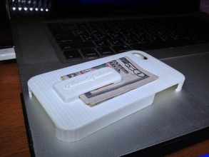 iphone 4s capa personalizada clipe móveis 3d print model - Mito3D