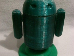 android adam kutusu temel model robotlar 3d google yeşil logo openscad 3d print model - Mito3D