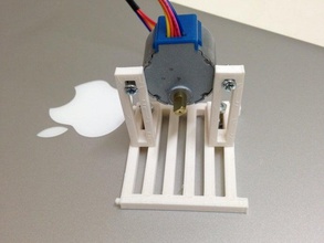 simple stand stepper motor 5v 28byj-48 parts 3d print model - Mito3D