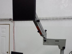 zeiss surgical arm monitor stand - Elektronik monitor-Halterung vesa 3d print model - Mito3D