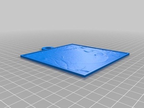 meu personalizados lithopane maya v4 invertido 2d arte 3d print model - Mito3D
