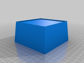 cubo de açúcar iluminador riser do agregado familiar personalizado 3d print model - Mito3D