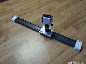 pinces go pro rail de la caméra curseur gopro igus 3d print model - Mito3D