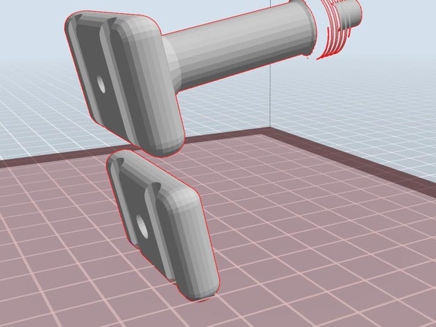 dlink camera mount rails d link 3D print model - Mito3D