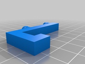 u-Haken kundengebundene 3d print model - Mito3D