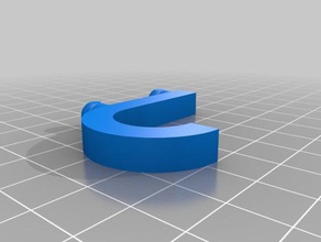 round hook customized 3d print model - Mito3D