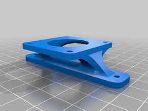 nema 17 mount 3d printer parts 2020 delta extruder extrusion kossel nema17 3d print model - Mito3D
