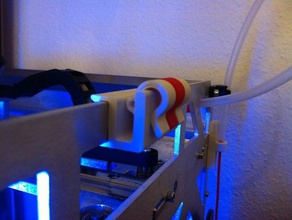 renkforce rf1000 filament clip holder 3d printer accessories mount 3d print model - Mito3D