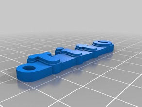 meine angepasste hd-Namensschild, - Schlüsselanhänger Organisation kundengebundene 3d print model - Mito3D