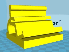 wheelchair business card holder 3d print model - Mito3D