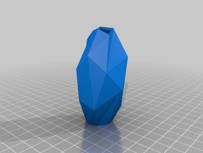 faceted vase thanks rachella01 other 3d print model - Mito3D