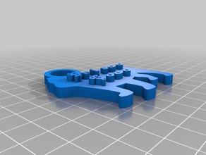 frisco coco Schlüsselanhänger kundengebundene 3d print model - Mito3D