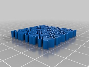 my customized mesostructured cellular materials generator version andreasbastian's prototypes art 3d print model - Mito3D