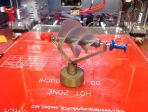 nautilus moulin à vent mini copie archimède de l'énergie libre renouvelable 3d print model - Mito3D