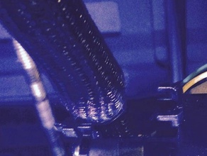 replicator 2 testina di stampa telaio clip le stampanti 3d cavo loom parte aggiornamento replicatore cablaggio 3d print model - Mito3D