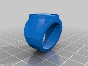 meine angepasste geek chic-flash-ring - customizeable bling Zubehör kundengebundene 3d print model - Mito3D