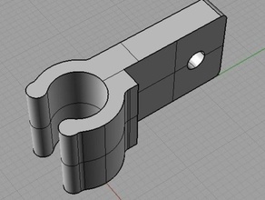 braçadeira m8 vara de mendel armação hastes outros 3d monte a parte reprap supportless atualização útil 3d print model - Mito3D