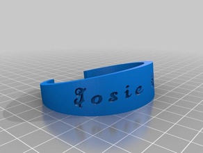 mon bracelet personnalisé les bracelets 3d print model - Mito3D