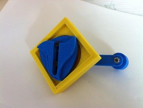 carré de forage à l'aide du triangle reuleaux rotor d'autres 3d les engins la géométrie jouet 3d print model - Mito3D