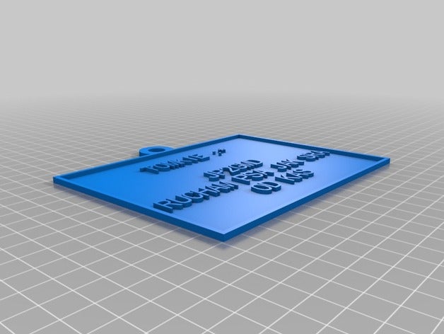Kaş 2d sanat özelleştirilmiş 3D print model - Mito3D