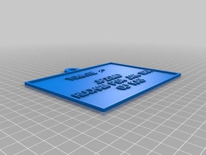 Kaş 2d sanat özelleştirilmiş 3d print model - Mito3D