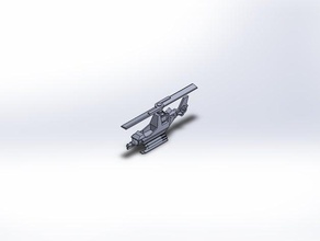 cobra fang gyrocopter de gi joe jouets & jeux 3d print model - Mito3D