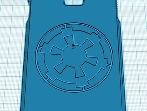 samsung galaxy s4 kılıf star wars empire logo 3d baskı İmparatorluğu Galaktik starwars 3d print model - Mito3D