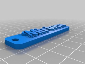 llavero miriam organizasyon özelleştirilmiş 3d print model - Mito3D