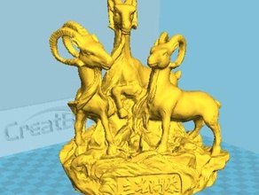 tres cabras Las impresoras 3d 3d print model - Mito3D