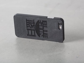iphone 6 casi di blu sole telefono cellulare 3d print model - Mito3D