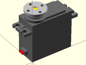 dummy-tower pro mg995 996 digi hi-speed servo in der Robotik 3d print model - Mito3D