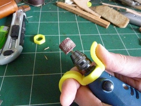 precision handle mini-drill dremel like - poign e pr cision pour mini-perceuse tools drill mini 3d print model - Mito3D