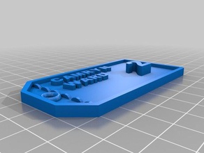 camryn's keychain 3d printing 3d print model - Mito3D