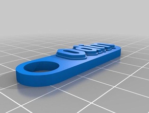 odin yazıcı etiketi organizasyon özelleştirilmiş 3d print model - Mito3D