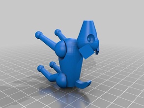my customized doggie creatures 3d print model - Mito3D