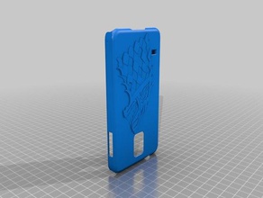 samsung s5 game thones stark sigil mobile phone thrones cover 3d print model - Mito3D