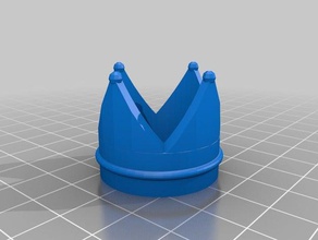 4 point crown accessories customized 3d print model - Mito3D