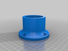 15 in pipe flange household customized 3d print model - Mito3D