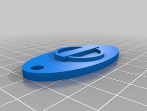 mi personalizados personalizador del anillo de claves llaveros personalizado 3d print model - Mito3D