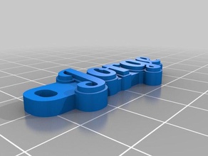 jorge organización personalizado 3d print model - Mito3D