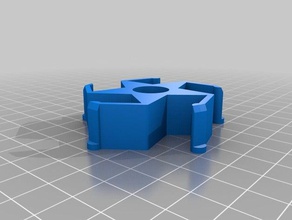 57odx13id de spool hub Impressora 3d peças personalizado 3d print model - Mito3D