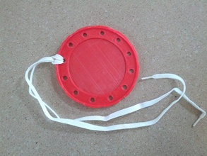 circular lacing toy construction toys sewing toddler 3d print model - Mito3D