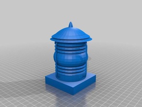 fusion tardis lantern 3d printing 3d print model - Mito3D