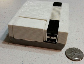 nes retropie pi b+ case electronics raspberry snes 3d print model - Mito3D
