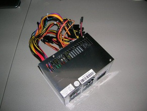 atx power supply mount switch 3d printer accessories makerfarm 3d print model - Mito3D