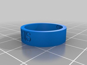 sf giants ring rings customized 3d print model - Mito3D